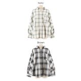 ドルマンスリーブチェックシャツ | coca | 詳細画像21 