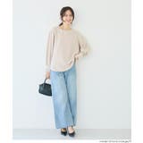 〈セットアップ対応〉バックゴールドジップノーカラーブラウス | coca | 詳細画像10