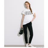 ［B］ | フレンチスリーブプリントTシャツ | coca