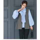 ［Charcoal］ | 【セレモニー】タックペプラムベスト | coca