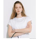 フレンチスリーブ刺繍Tシャツ | coca | 詳細画像20 