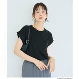 ［Black］ | 〈４サイズ展開〉フレンチスリーブTシャツ | coca
