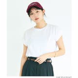 ［White］ | 〈４サイズ展開〉フレンチスリーブTシャツ | coca