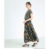 〈4サイズ展開〉フレンチスリーブプリントTシャツ | coca | 詳細画像12