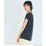 〈4サイズ展開〉フレンチスリーブプリントTシャツ | coca | 詳細画像9