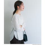 バックジップノーカラーブラウス | coca | 詳細画像8 