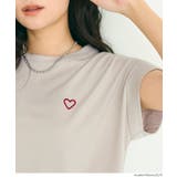 〈4サイズ展開〉フレンチスリーブ刺繍Tシャツ | coca | 詳細画像11