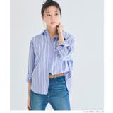 ストライプ金釦オーバーサイズシャツ | coca | 詳細画像17 