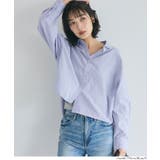 ［Blue］ | クロップドオックスシャツ | coca