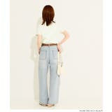 【SUMMER DENIM】こなれ感のあるシルエットが魅力のサマーデニムバギーカ… | coca | 詳細画像7 