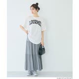 テールカットカレッジビッグTシャツ レディース | coca | 詳細画像13 