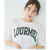 テールカットカレッジビッグTシャツ レディース | coca | 詳細画像15 