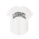 テールカットカレッジビッグTシャツ レディース | coca | 詳細画像2 