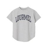 テールカットカレッジビッグTシャツ レディース | coca | 詳細画像3 