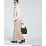 【DAILY WARM】裏起毛ランダムリブロングIラインスカート | coca | 詳細画像11 