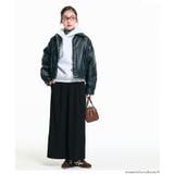 【DAILY WARM】裏起毛ランダムリブロングIラインスカート | coca | 詳細画像13 