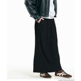 【DAILY WARM】裏起毛ランダムリブロングIラインスカート | coca | 詳細画像14 