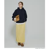 【DAILY WARM】裏起毛ランダムリブロングIラインスカート | coca | 詳細画像16 