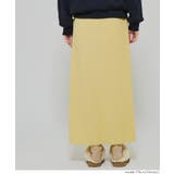 【DAILY WARM】裏起毛ランダムリブロングIラインスカート | coca | 詳細画像17 