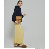 【DAILY WARM】裏起毛ランダムリブロングIラインスカート | coca | 詳細画像18 