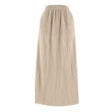 【DAILY WARM】裏起毛ランダムリブロングIラインスカート | coca | 詳細画像2 