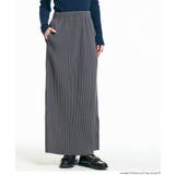 【DAILY WARM】裏起毛ランダムリブロングIラインスカート | coca | 詳細画像19 