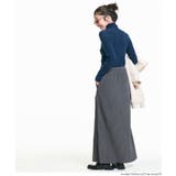 【DAILY WARM】裏起毛ランダムリブロングIラインスカート | coca | 詳細画像20 