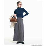 【DAILY WARM】裏起毛ランダムリブロングIラインスカート | coca | 詳細画像21 