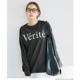 ［Charcoal］ | コットンビッグシルエットロゴTシャツ | coca