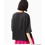 袖ロールアップバックチャームTシャツ | coca | 詳細画像11 