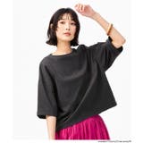 袖ロールアップバックチャームTシャツ | coca | 詳細画像13 