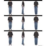 袖ロールアップバックチャームTシャツ | coca | 詳細画像16 