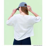 袖ロールアップバックチャームTシャツ | coca | 詳細画像6 