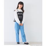 ドットチュールがガーリーなドットチュールビスチェ | coca | 詳細画像8 