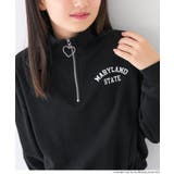 ハーフジップスウェットトップス キッズ | coca | 詳細画像5