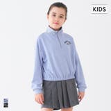 ハーフジップスウェットトップス キッズ | coca | 詳細画像1