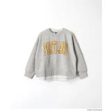 レイヤードロゴスウェットトップス | coca | 詳細画像13