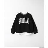 レイヤードロゴスウェットトップス | coca | 詳細画像14