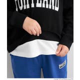 レイヤードロゴスウェットトップス | coca | 詳細画像8