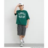 ［Dk.green］ | スリットロゴTシャツ | coca