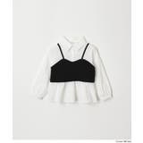 レイヤード風で着映えるビスチェドッキングシャツ | coca | 詳細画像9