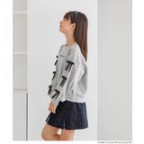 袖リボンスウェットトップス | coca | 詳細画像3