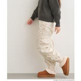 ［Ivory］ | 裏微起毛サイドシャーリングパンツ | coca