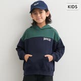 配色スウェットプルパーカー | coca | 詳細画像1 