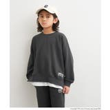 ［Charcoal］ | サイドスリットスウェットトップス | coca