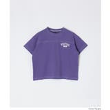 半袖刺繍フットボールTシャツ | coca | 詳細画像2