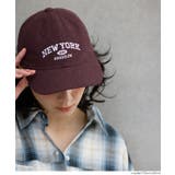 ［Wine］ | フェイクウールロゴキャップ レディース | coca
