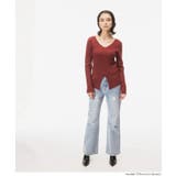 フレアクラッシュデニムパンツ レディース | coca | 詳細画像4 