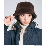 ［Brown］ | 冬コーデを格上げする、ふわもこファーハット | coca