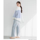 ムーヴデニムストレートパンツ レディース | coca | 詳細画像19 